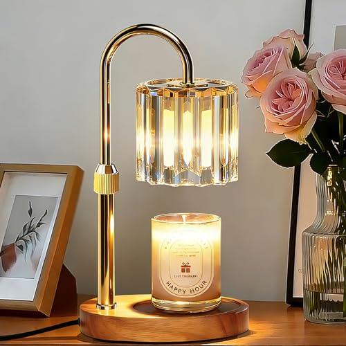 Lukasa Candle Warmer Lamp, with Timer Dimmer Adjustable Height, Home Decor, Room Decor, Wax Melt Warmer for Candles, Gifts for Mom, Mothers Day Gifts, Birthday Gifts for Women
