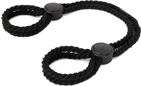 Yspokfay Adjustable Rope Bracelets Body Chains Hand Cuff Bracelets Handmade Cool Anklets Bracelet Body Jewelry for Women Men-Black