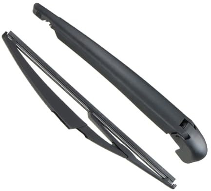 Pulchra Rear Wiper Arm Blade Kit Replacement for Fiat 500 2007-2018 Hatchback, Back Windscreen Wiper Assembly, Fiat 500 Rear Wiper Blade