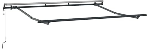 vidaXL Telaio della Tenda Elettrica Retrattile 3 x 2 m in Metallo, Resistente ai Raggi UV, per Esterni. Perfetto per Ombra su Finestre e Porte. capacità Regolabile con Telecomando. Tettoia per Copri