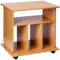 VCM Holz Beistelltisch | Couchtisch schlicht | Sofatisch Rollen | Maße ca. H. 59 x B. 60 x T. 45 cm | rollbar Kaffeetisch - Tabina