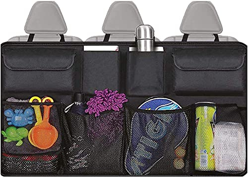 GADLANE Organizer Bagagliaio Auto Organizer Per Sedile Posteriore Robusta Impermeabile Con 8 Grandi Tasche 3 Cinghie Per Appendere Strisce Di Fissaggio Hook & Loop