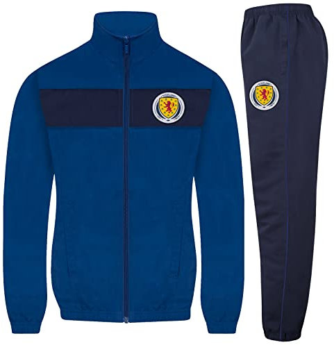 Scotland Official Football Gift Boys Tracksuit Set Navy 8-9 Years
