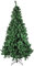 Albero di Natale Effetto Realistico Rami Fissi Apertura ad Ombrello Ignifugo Montaggio Facile (90 cm, Verde Standard)