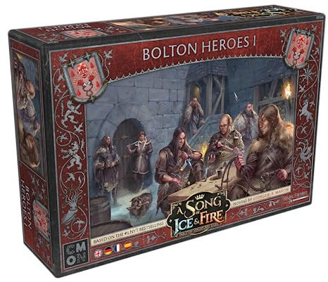 CMON, A Song of Ice & Fire – Helden von Haus Bolton I, Erweiterung, Tabletop, 2 Spieler, Ab 14+ Jahren, 45-60 Minuten, Deutsch, Mehrsprachig