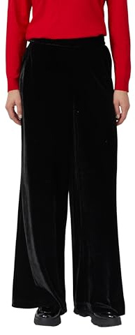 s.Oliver 2173098 Pantaloni in Velluto, Gamba Larga, 9999, 42 Donna