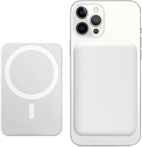 Power Bank 10000mAh, 20W Inalámbrico Magnético Batería Externa Carga Rápida, Slimmest Bateria Portátil Powerbank USB C Input & Output, Cargador para iPhone 17 16 15 14 13 12 Series Samsung Android