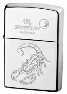 Zippo Lighter Scorpion Zodiac Collection