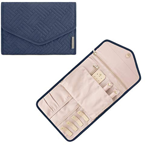 bagsmart Travel Jewellery Organiser, Foldable Jewelry Storage Roll