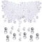 2000 PCS Diamond Confetti, 4.5MM Clear Acrylic Diamond Table Confetti Crystals Jewel Table Scatters Vase Fillers Beads Glass Gems Stones For Wedding Bridal Baby Shower Birthday Home Party Decorations