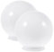 SOLUSTRE 2 Stücke Ersatz Lampenschirm Glas Kugelglas Acryl Glaskugel Hängelampe Ersatzglas Leuchtenschirm Lampenglas Kugel Lampe Ersatzschirm Pendelleuchte Schirm Außen Wandlampe