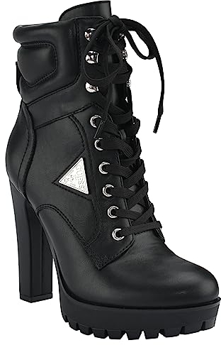 GUESS Damen Tanisa Stiefelette, Schwarz 001, 37 EU