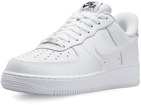 NIKE Damen Air Force 1 '07 EasyOn Sneaker, weiß, 38.5 EU