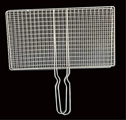 CekoCk Grill Basket,BBQ Grill Rack, Barbecue mesh Clip,Grilled Fish Clip Net Clip Kebab Kebab Grilled Fish Grilled Meat Barbecue Tool Clip Grilled Vegetable Clip, Charcoal