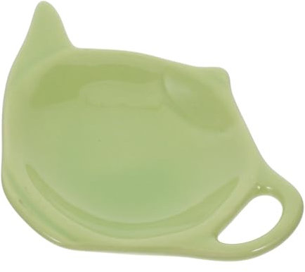 Didiseaon Porta Bustine Tè Ceramica Forma Di Teiera Accessorio Elegante Per Tè Pomeridiano