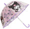 Kids Licensing Regenschirm, transparent, 46 cm, Glockenform, 46 cm, Kuromi