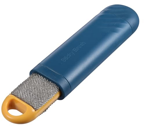CIYODO Spazzola Elettrostatica Doppia Blu per Rimozione Peli Animali da Vestiti, Plastico Resistente, Portatile per Casa e Viaggio, Senza Danneggiare i Tessuti