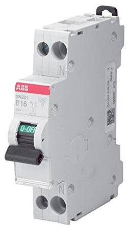 ABB 470664 - Disjoncteur 20A 1P+N 6kA - Courbe D - SN201L