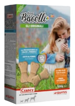 Crancy Biscotti Plus 500gx12 Snack per cani di tutte le taglie