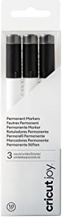 Cricut Joy Permanent Markers | Black | 3-Pack | for use with Cricut Joy