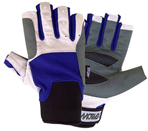MOTIVEX Segelhandschuhe extra griffig mit Neopreneinsatz alle Finger geschnitten XS