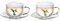 Creano 2er-Set Thermo-Tasses Hummi für Tee/Latte Macchiato, doppelwandig, mit Kolibri-Muster | 250ml in exklusiver Geschenkpackung