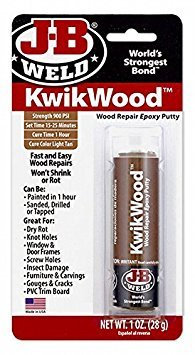JB Weld 8257 1 Oz Kwikwood Epoxy Putty Stick