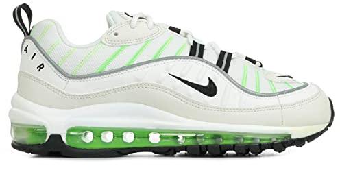 Nike W Air Max 98, Damen Laufschuhe, Mehrfarbig (Summit White/Black/Phantom/Electric Green 115), 38 EU