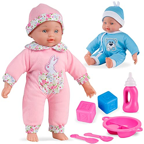 Molly Dolly Soft Baby Doll Set - With Talking Function & Accessories - Baby Dolls For Girls - Doll Suitable From 2 Years +