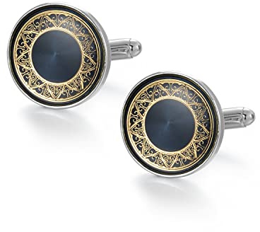 Wynameleri Meilleur homme Souvenir pour mariage Boîte pour Boutons de manchette Hommes Manager, Cadeaux formels en cuivre pour homme Frère Adulte, Boutons de manchette personnalisés élégants pour