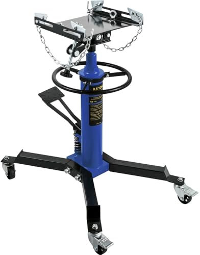 SRKATI wagenheber Auto 1100 Pfund hydraulischer Teleskop-Getriebeheber, 1/2 Tonnen Tragkraft, mit Fußpedal, Garagen-/Ladenlift hebebühne Auto