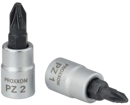 PROXXON 23733 PZ1 Kreuzschlitzschrauben Einsatz Antrieb 6,3mm (1/4')
