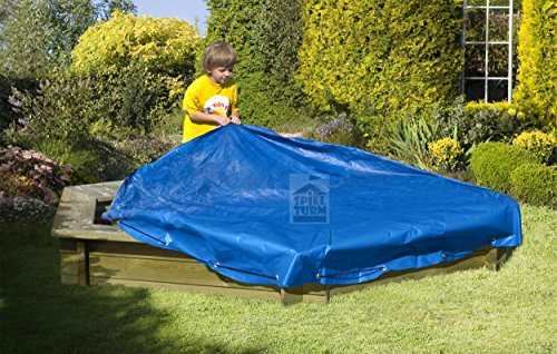 Sandkastenabdeckung / Abdeckplane für Sandkasten Ø230cm 6-Eck blau