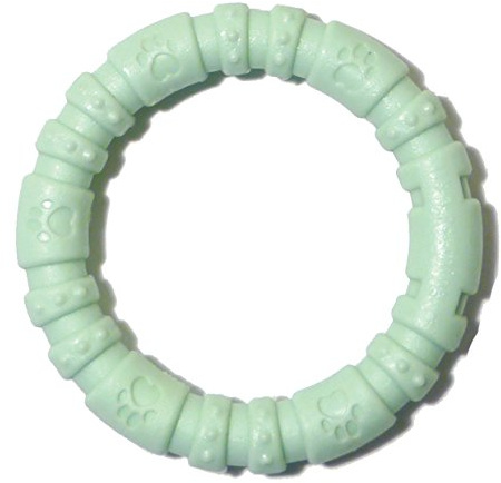 Rosewood Small Mint Ring – Durable Nylon Chew Toy for Small Dogs <10kg | Promotes Dental Hygiene | Long-Lasting Mint Flavour | 9cm Ring Shape