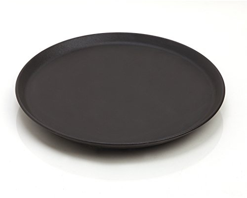Morsø Frying Dish and Serving Plate, Accessory for Morsø Forno Grill, Even Heat Distribution, 32 cm, Enamelled Cast Iron