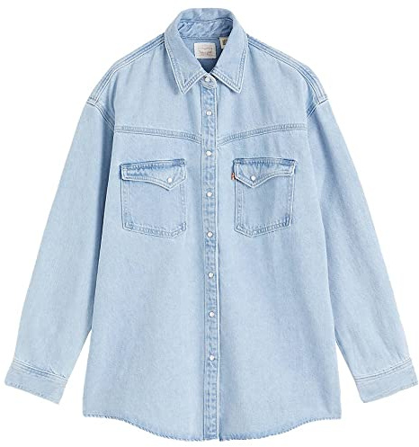 Levi's Dorsey XL Western Chemise Femme, Indigo Stonewash, L