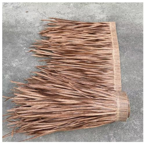 Simulated thatch Plastic thatch roof Decoration Artificial Straw Scenic Area Pavilion Home Stay Wooden House Courtyard Shading Decoration Plastic Simulated thatch (Color : Yellow4, Size : 0.5x3m)