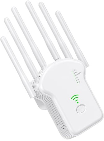 Amplificateur WiFi - Extenseur Internet sans Fil - Booster WiFi Double Bande sans Fil pour Maison Camping Extérieur
