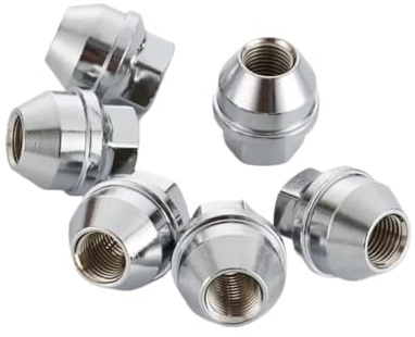 Bulloni cerchioni Compatibile con Tesla per Model 3 S X Y Dadi ruota progettati M14x1.5 esagonale 21 mm Lunghezza totale 31 mm