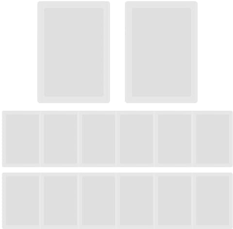 ZSUIQIN 14 Piezas Fundas de Fotos 15x21 cm, Protectores de documentos, A5 Modelo reforzado Clear Rigid Plastic Sleeves para Álbumes, Documentos A5 y Colecciones (Vertical)