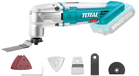 TOTAL - Utensile Multifunzione CM 20V | Utensile Versatile per Lavori Domestici | Compatibile con Amig Isolante e Griglia | Adatto per Potatura e Maniglie, Multicolore