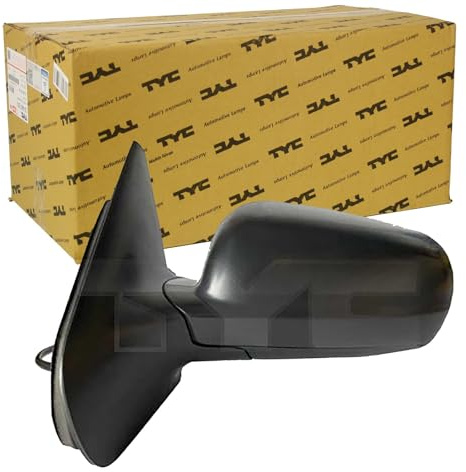 TYC 337-0300 Außenspiegel Seitenspiegel Seitenrückspiegel für elektr.Spiegelverstellung asphärisch blau getönt beheizbar großes Spiegelgehäuse für VW Golf IV Schrägheck (1J1) 1J1857507D 1J1857507D01C