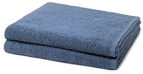 Ross - 2 teiliges Frottier-Set - Vita (2 X Duschtuch im Set) - 520 g/m2 - Baumwolle - Walkfrottee - saugstark - weich und flauschig - Denim