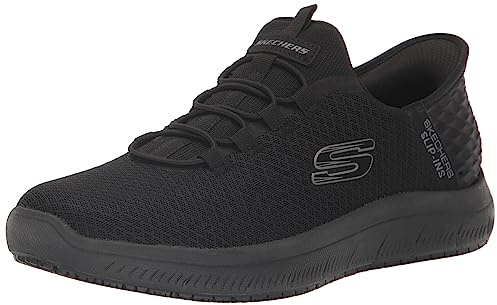 Skechers Men's Summits Colsin Sr Hands Free Slip -Ins, BBK, 8.5 Wide