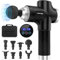 Pistola de Masaje Muscular, Eléctrica Masajeador Masajeadora Músculos de Tejido Profundo Hasta 4800 RPM 30 Velocidades 8 Cabezales Carga Tipo C Massage Gun