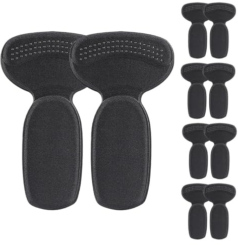 Fersenpolster-Kissen für Schuhe - 10 Stück Fersenprotektoren mit Grip,Hochdichte Schuh-Haftpolster - für Damen, Herren, Pendeln, Hochzeit, Outdoor, Party, Büro, Tanzen, Reisen