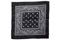 shenky 12er Pack Bandana Kopftuch Bikertuch Halstuch Paisley Muster Hunde Tuch Tücher schwarz apfelgrün rot weiß 100% Baumwolle (schwarz)