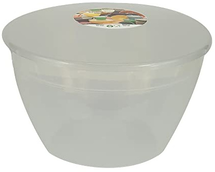 Just Pudding Basins Pudding Basin & Lid 3 Pint 1.71lt Clear Plasic