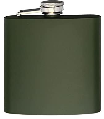 Flasque inox Vert 6 oz
