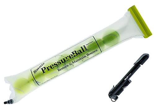 Pressure Ball Druckreiniger für Padel- und Tennisbälle – Verlängert das Leben der Bälle, bewahrt und stellt den Druck der Padelbälle auf 14 psi mit diesem Druckschlauch her. Kapazität 8 Bälle